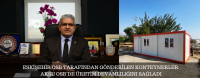 Eskişehir OSB Tarafından Gönderilen Konteynerler Aksu OSB’de üretim Devamlılığını Sağladı
