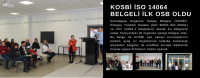KOSBİ İSO 14064 Belgeli İlk OSB Oldu