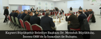 Kayseri Büyükşehir Belediye Başkanı Dr. Memduh Büyükkılıç, İncesu OSB’de İş İnsanları ile Buluştu.