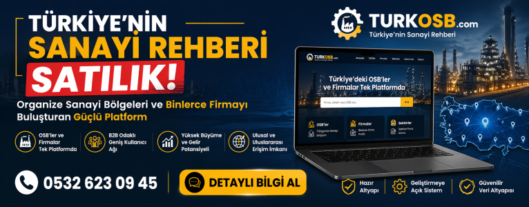 Türkiye’nin Sanayi Rehberi Satılık